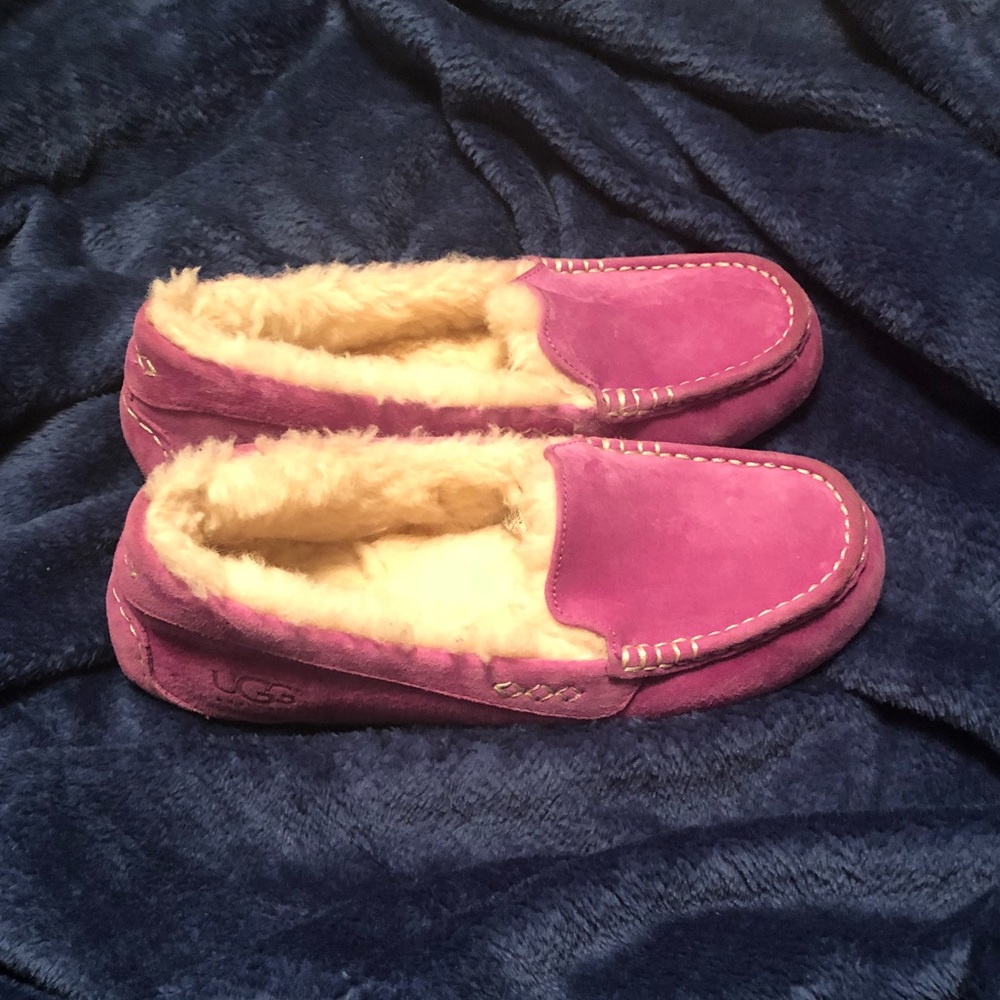 Ugg pink purple moccasins